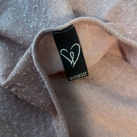 Baby pink sparkly mini dress women’s size XS - Picture 4 of 4